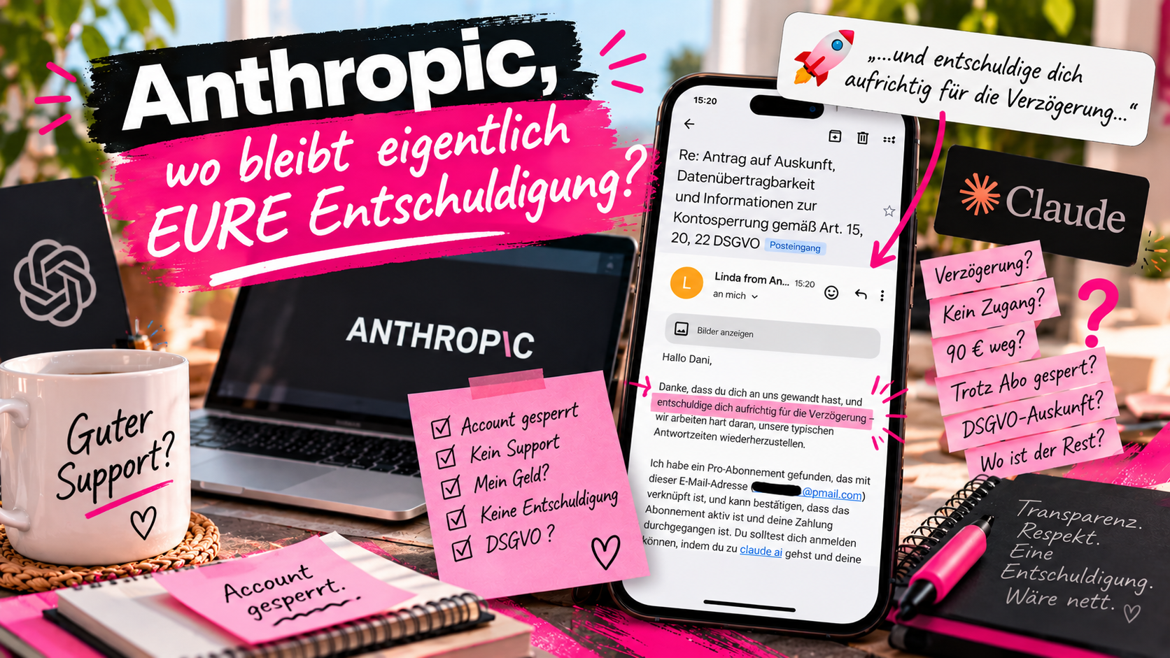 Anthropic, wo bleibt eigentlich Eure Entschuldigung?