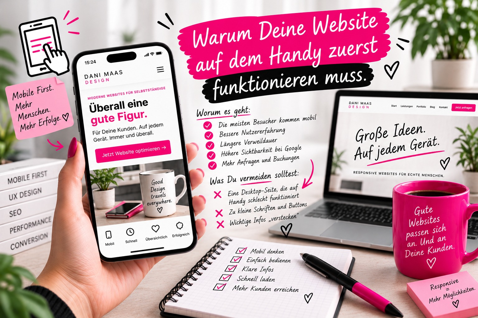 Warum Deine Website auf dem Handy zuerst funktionieren muss